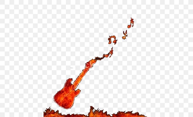Flame Guitar Photography Illustration, PNG, 500x500px, Flame, Acoustic Guitar, Art, Combustion, Electric Guitar Download Free