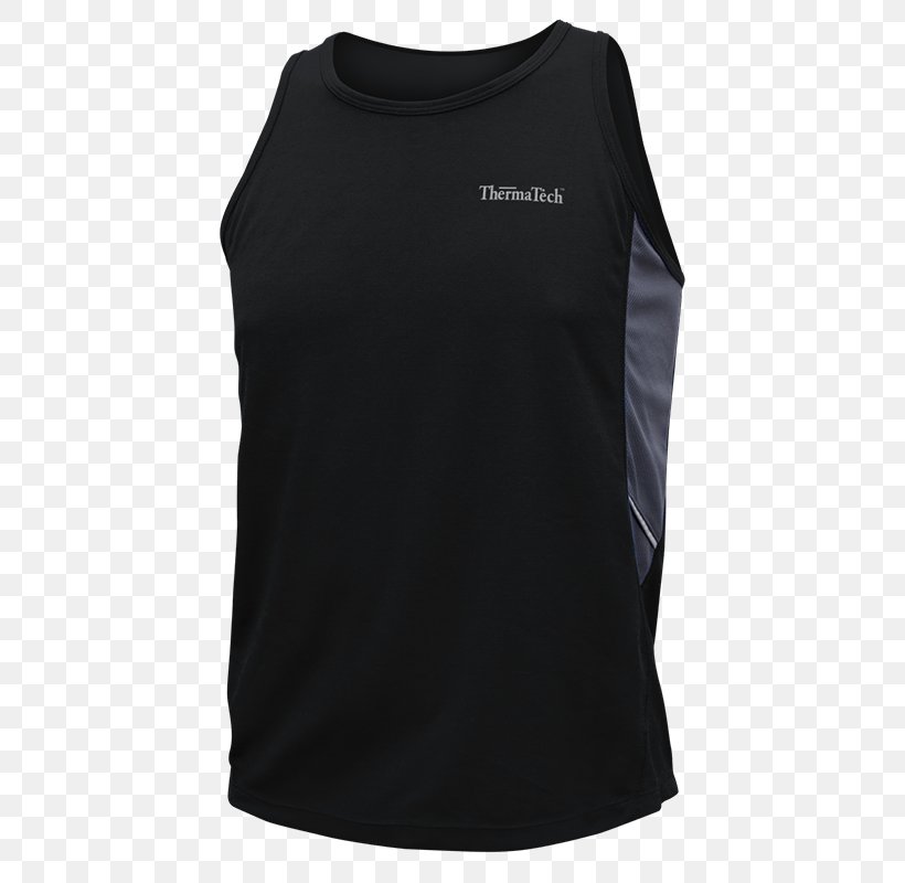 T-shirt Gilets Sportswear Sleeveless Shirt Jacket, PNG, 800x800px, Tshirt, Active Shirt, Active Tank, Bag, Black Download Free