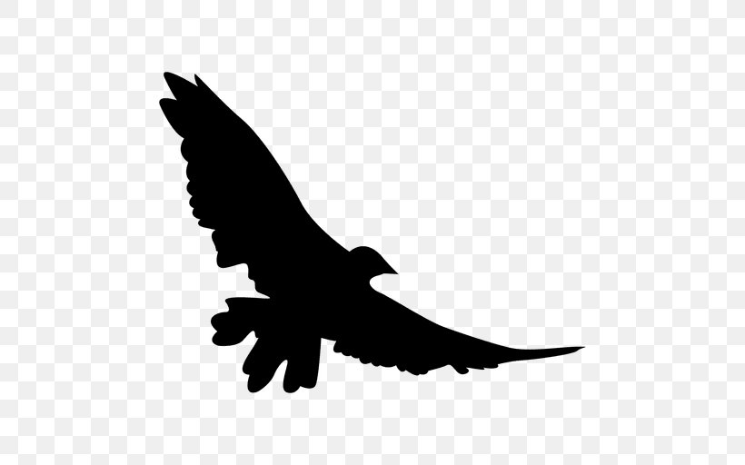 Bird Silhouette Flight, PNG, 512x512px, Bird, Bald Eagle, Beak, Bird Flight, Bird Of Prey Download Free