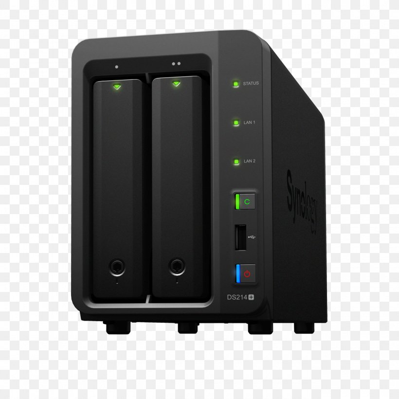Network Storage Systems Synology Inc. Hard Drives Synology DiskStation DS716+II Synology DiskStation DS214+, PNG, 1280x1280px, Network Storage Systems, Computer Case, Computer Component, Computer Data Storage, Computer Servers Download Free