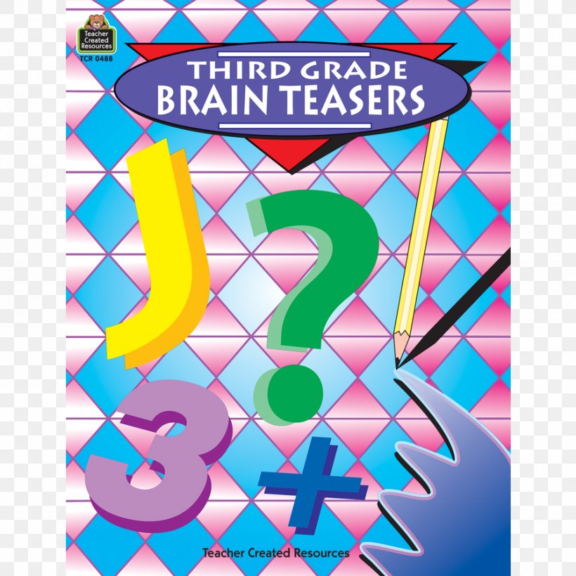 Brain Teasers And Squeezers Third Grade Fourth Grade Second Grade, PNG, 900x900px, Brain Teaser, Area, Art Paper, Book, First Grade Download Free