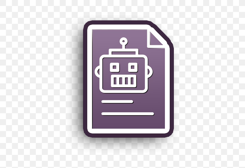 Document Icon Robots Icon Robot Icon, PNG, 456x564px, Document Icon, Line, Logo, Purple, Rectangle Download Free
