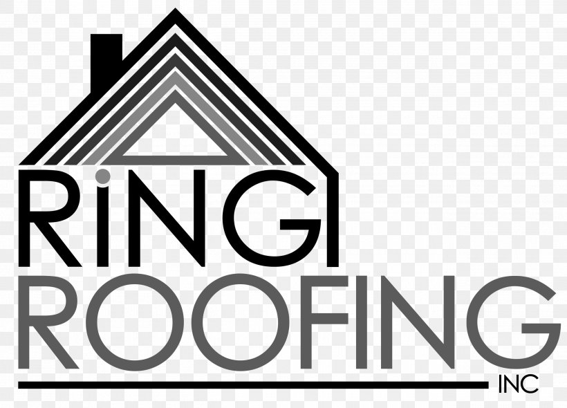 Ring Roofing Logo Design Brand Product, PNG, 2600x1872px, Logo, Area, Black And White, Brand, Florida Download Free