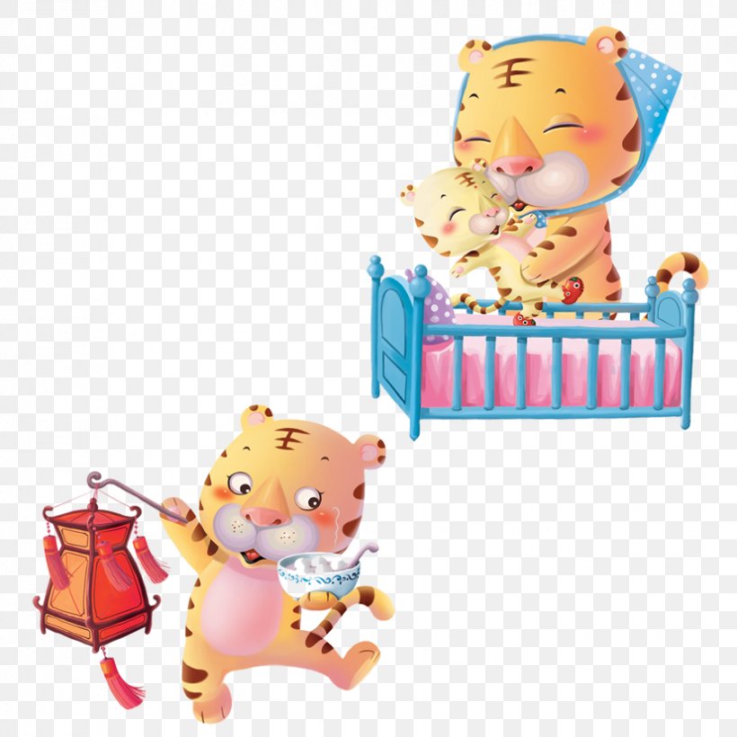 Tiger Animation, PNG, 827x827px, Tiger, Animation, Area, Baby Toys, Cartoon Download Free