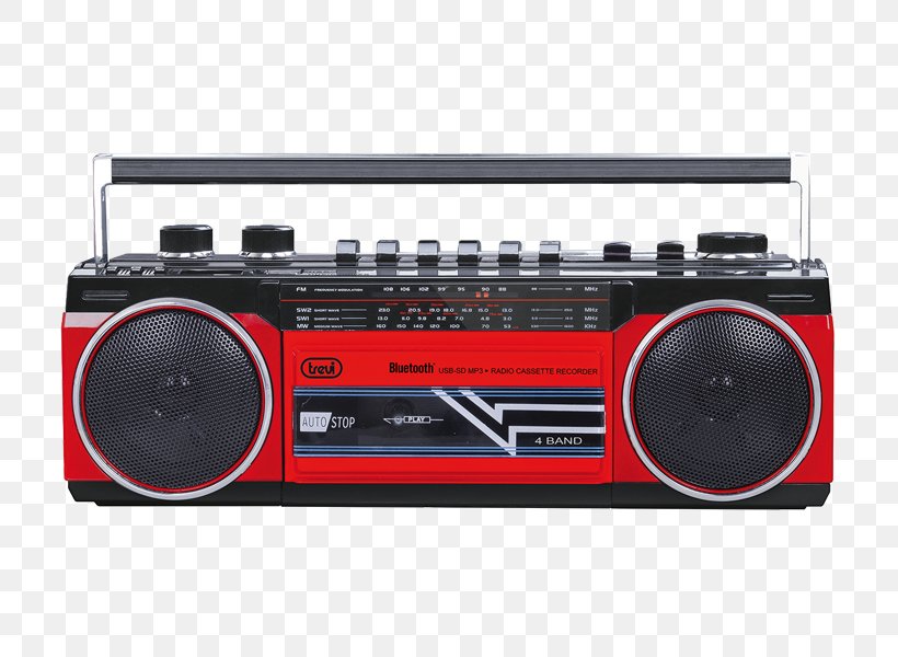 Trevi RR 501 BK Radio Recorder Boombox FM Broadcasting Compact Cassette, PNG, 800x600px, Boombox, Audio, Cd Player, Compact Cassette, Electronic Instrument Download Free
