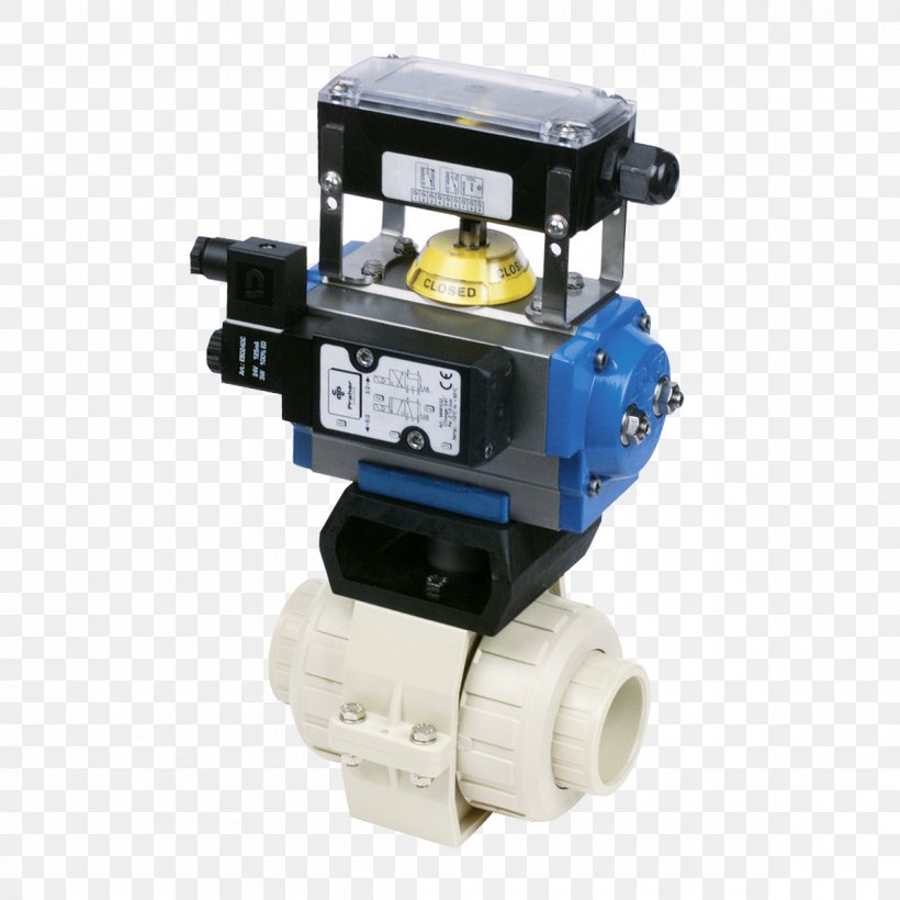 Ball Valve Valve Actuator Pneumatic Actuator Pneumatics, PNG, 1200x1200px, Ball Valve, Actuator, Drinking Water, Globe Valve, Hardware Download Free