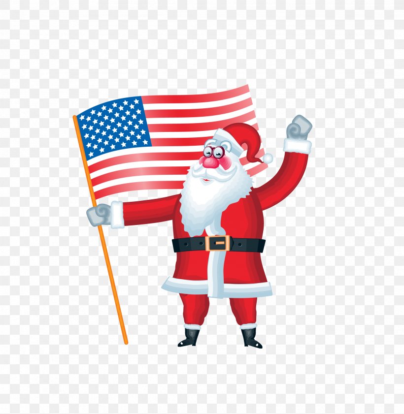 Flag Of The United States Flag Of The United States Illustration, PNG, 2463x2529px, United States, Christmas, Christmas Ornament, Father Christmas, Fictional Character Download Free