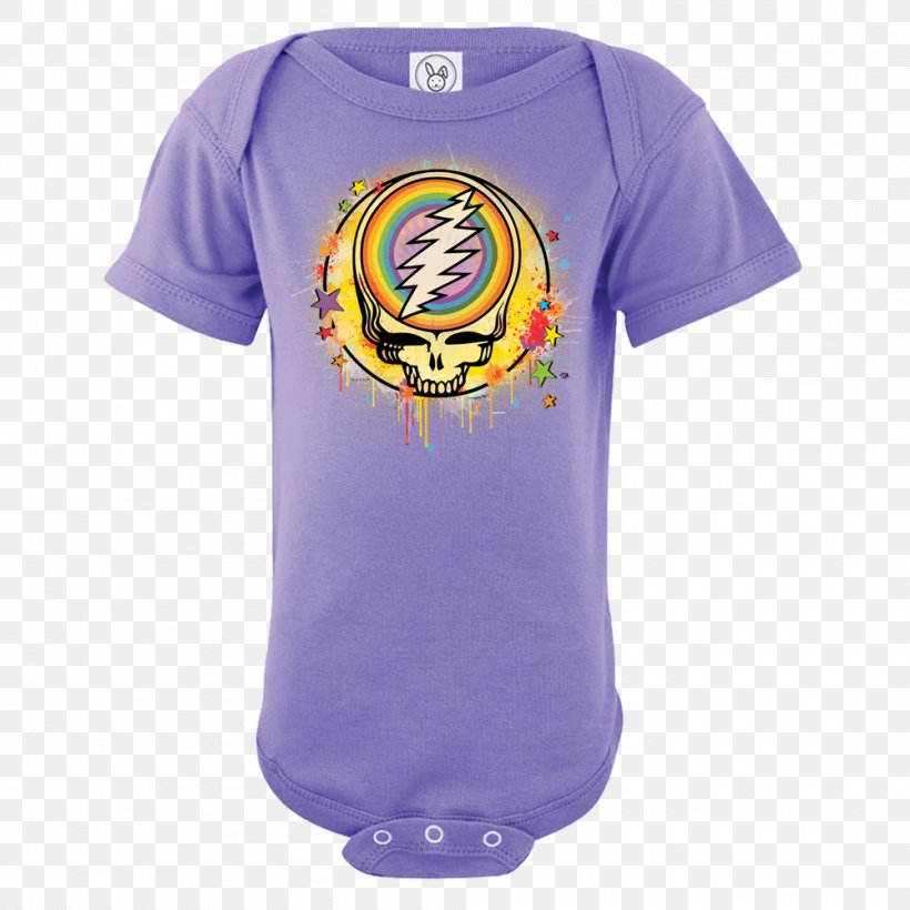 T-shirt Grateful Dead Steal Your Face Baby & Toddler One-Pieces Child, PNG, 1000x1000px, Tshirt, Active Shirt, Baby Toddler Clothing, Baby Toddler Onepieces, Bodysuit Download Free