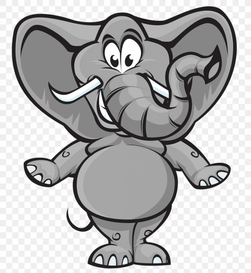 Clip Art Vector Graphics Elephants Cartoon Image, PNG, 940x1024px, Watercolor, Cartoon, Flower, Frame, Heart Download Free