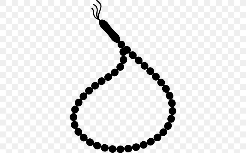 Tasbih Islam Misbaha Prayer, PNG, 512x512px, Tasbih, Bead, Black, Black And White, Body Jewelry Download Free