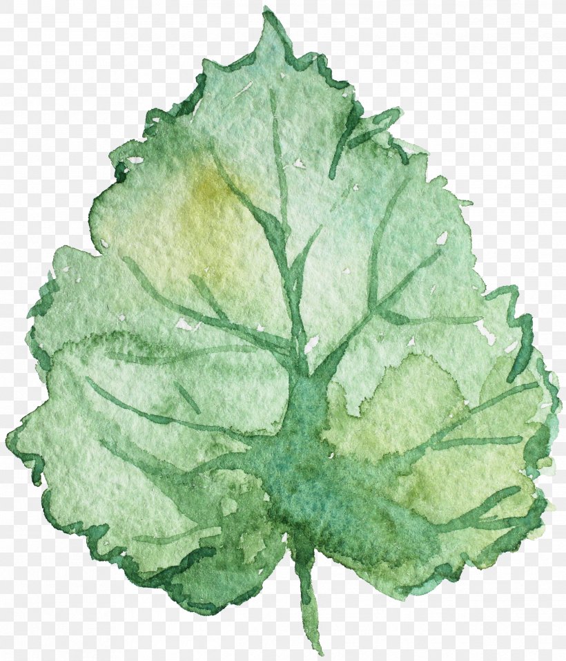 Leaf Watercolor Painting Download, PNG, 2486x2902px, Leaf, Blue, Color, Leaf Vegetable, Pixel Download Free