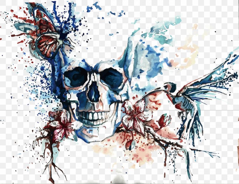 Skeleton Graphic Design Skull Illustration, PNG, 1500x1158px, Skeleton, Art, Bone, Cartoon, Fictional Character Download Free