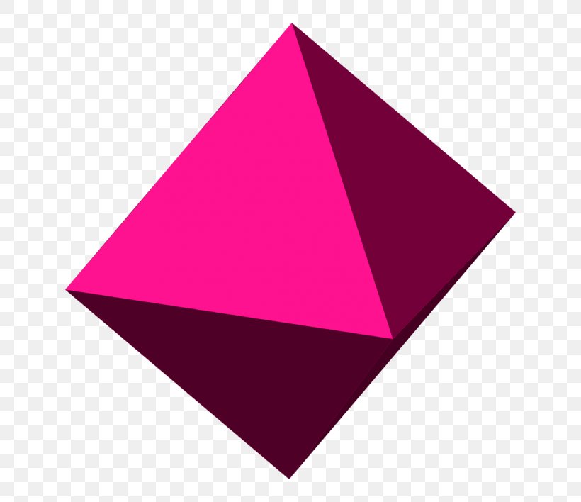 Cartoon Plane, PNG, 700x708px, Octahedron, Area, Edge, Geometry, Magenta Download Free