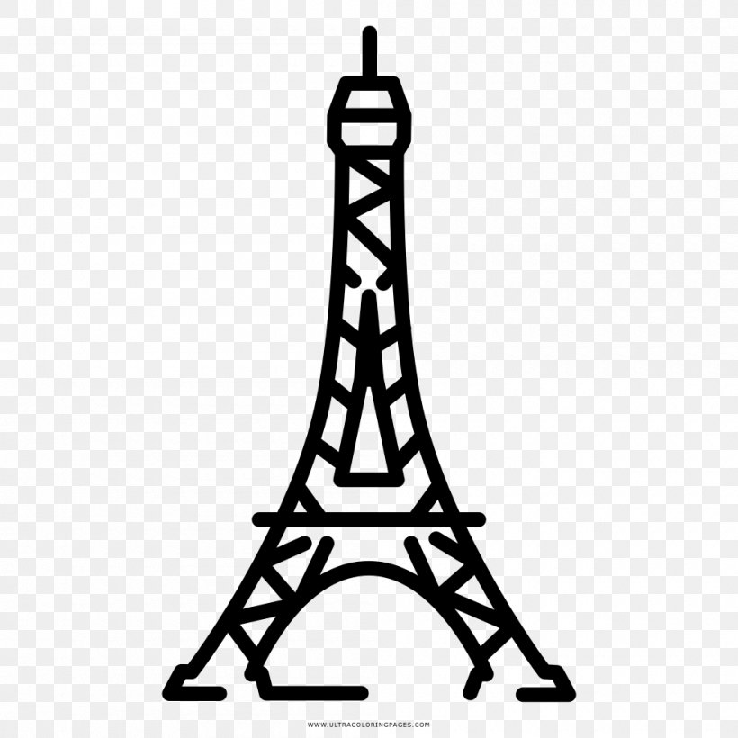 Eiffel Tower Sacré-Cœur, Paris Champ De Mars Hotel, PNG, 1000x1000px, Eiffel Tower, Arc De Triomphe, Black, Black And White, Champ De Mars Download Free