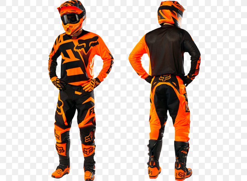 Fox Racing Motocross Uniform Orange S.A. Outerwear, PNG, 600x600px, Fox Racing, Alpinestars, Blue, Bmx, Costume Download Free