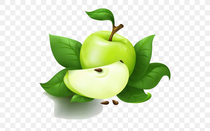 Apple Vector Graphics Illustration Image Granny Smith, PNG, 512x512px, Apple, Electronic Visual Display, Flowerpot, Food, Fruit Download Free