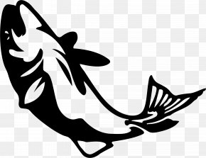 Trout - Fish Silhouette Drawing Clip Art PNG