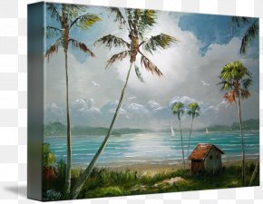 Painting - Painting Lake Tropics Tropical Cyclone Image PNG