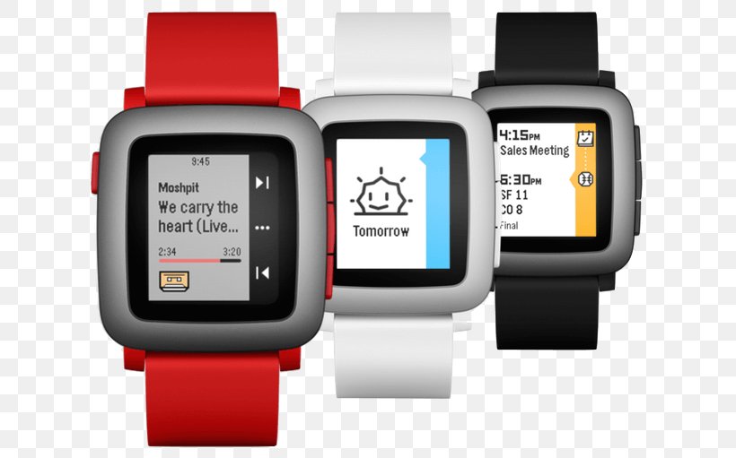 Pebble Time Smartwatch Red, PNG, 636x511px, Pebble Time, Activity Tracker, Android, Apple Watch, Brand Download Free
