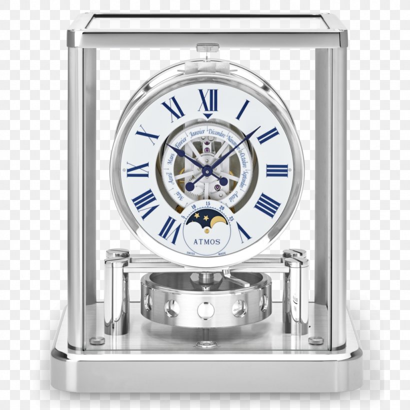 Atmos Clock Jaeger-LeCoultre Movement Watch, PNG, 1024x1024px, Atmos Clock, Alarm Clock, Brand, Clock, Dial Download Free