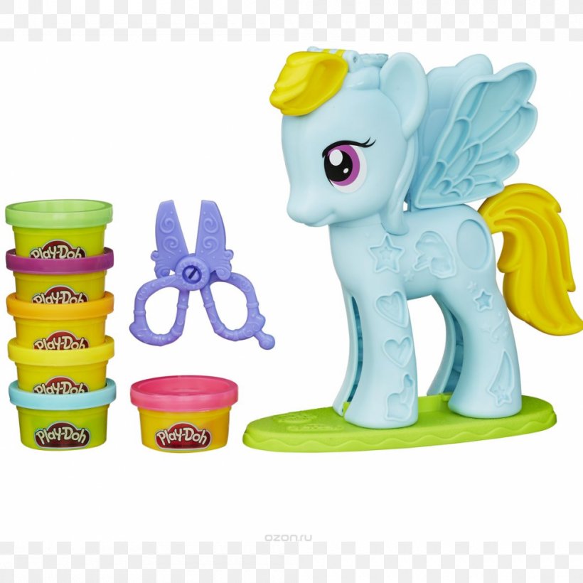 Rainbow Dash Play-Doh My Little Pony Pinkie Pie, PNG, 1000x1000px, Rainbow Dash, Animal Figure, Clay Modeling Dough, Dough, Drinkware Download Free