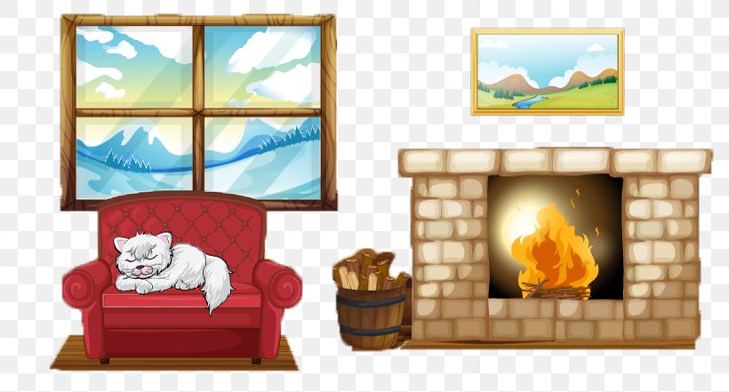 Fireplace Royalty-free Stock Photography Illustration, PNG, 800x441px, Fireplace, Art, Drawing, Furniture, Interior Design Download Free