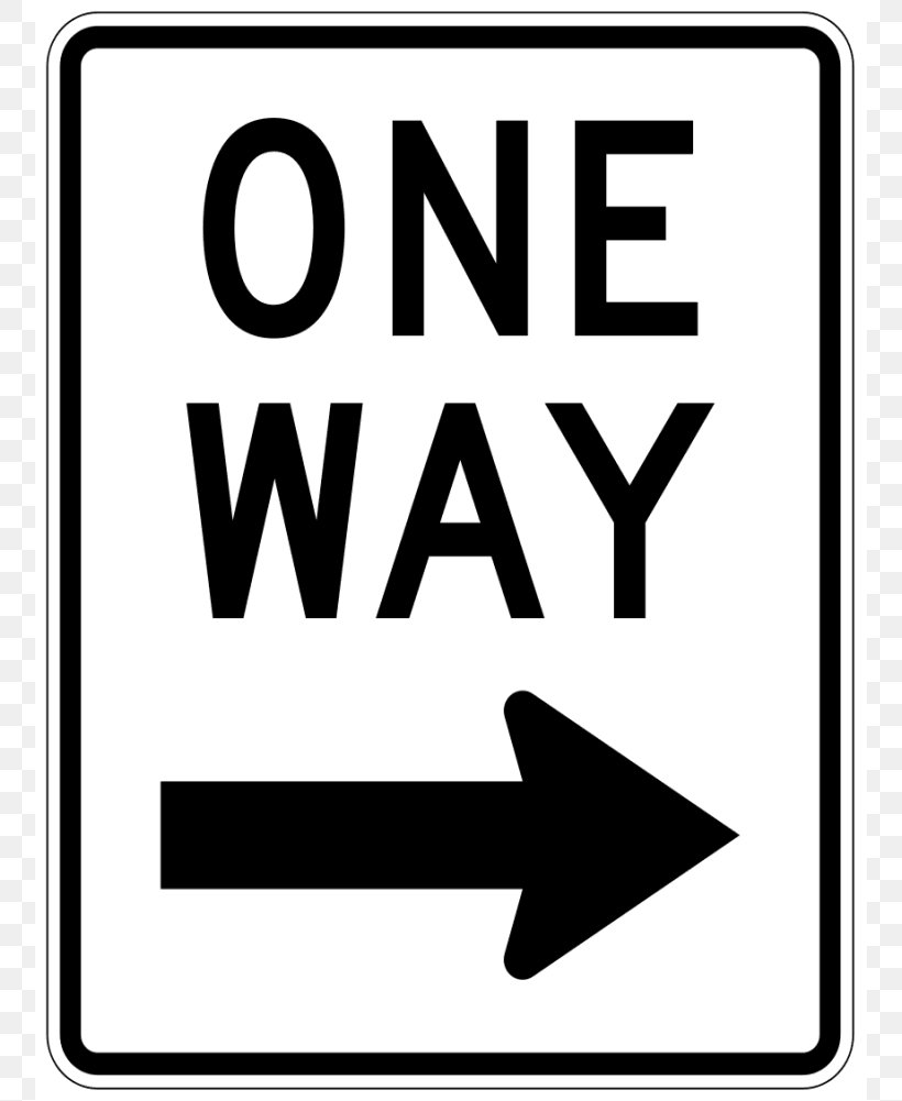 One-way Traffic Traffic Sign Manual On Uniform Traffic Control Devices, PNG, 756x1001px, Oneway Traffic, Area, Black And White, Brand, Intersection Download Free