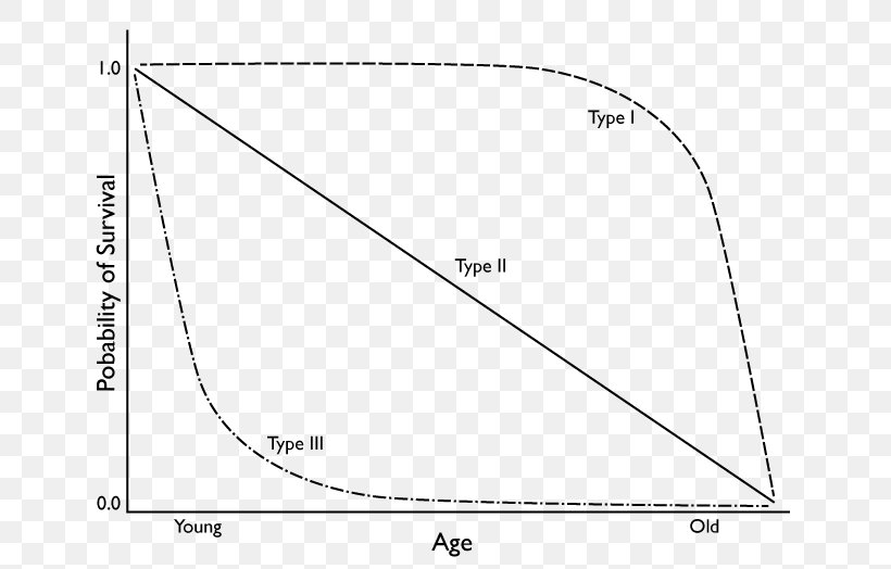 Survivorship Curve Graph Of A Function Chart Populace, PNG, 677x524px, Survivorship Curve, Area, Black And White, Chart, Curve Download Free
