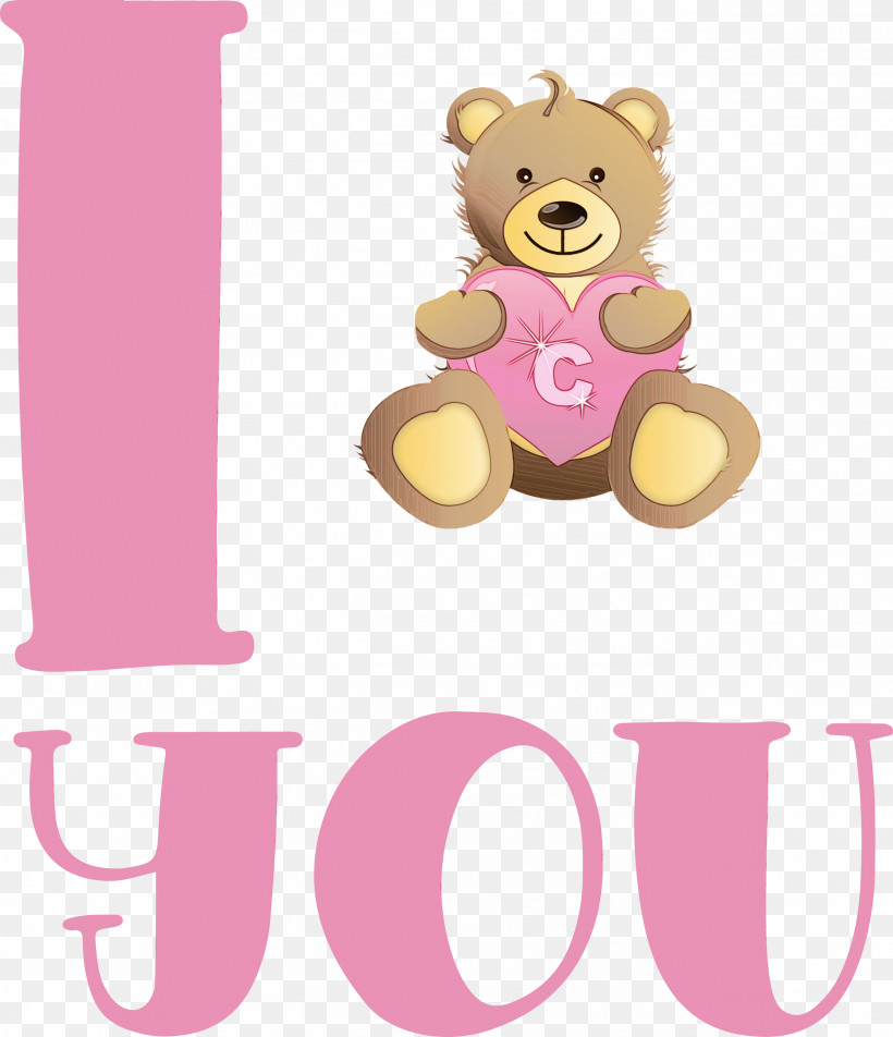 Teddy Bear, PNG, 2584x3000px, I Love You, Bears, Cartoon, Doll, Mascot Download Free