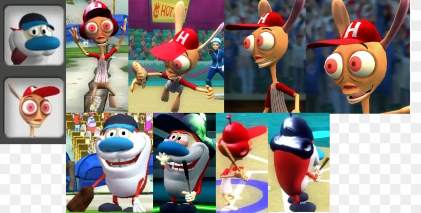 Nicktoons MLB Ren And Stimpy The Ren & Stimpy Show: Buckaroo$! Stimpson J. Cat Ren Höek, PNG, 1180x600px, 3d Modeling, Nicktoons Mlb, Action Figure, Art, Cartoon Download Free