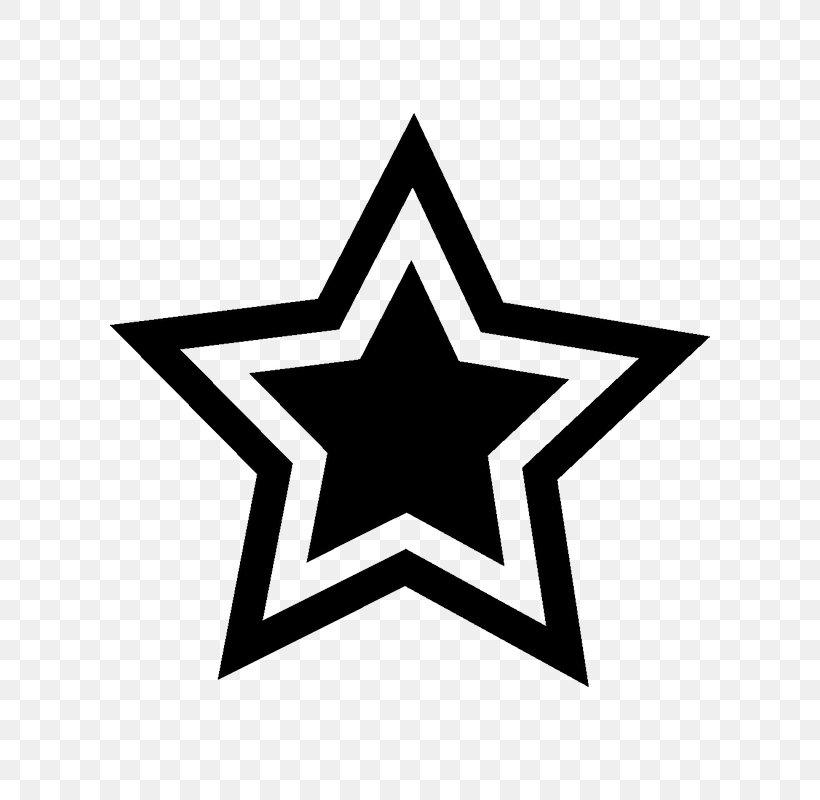 Star, PNG, 800x800px, Star, Area, Black, Black And White, Depositphotos Download Free