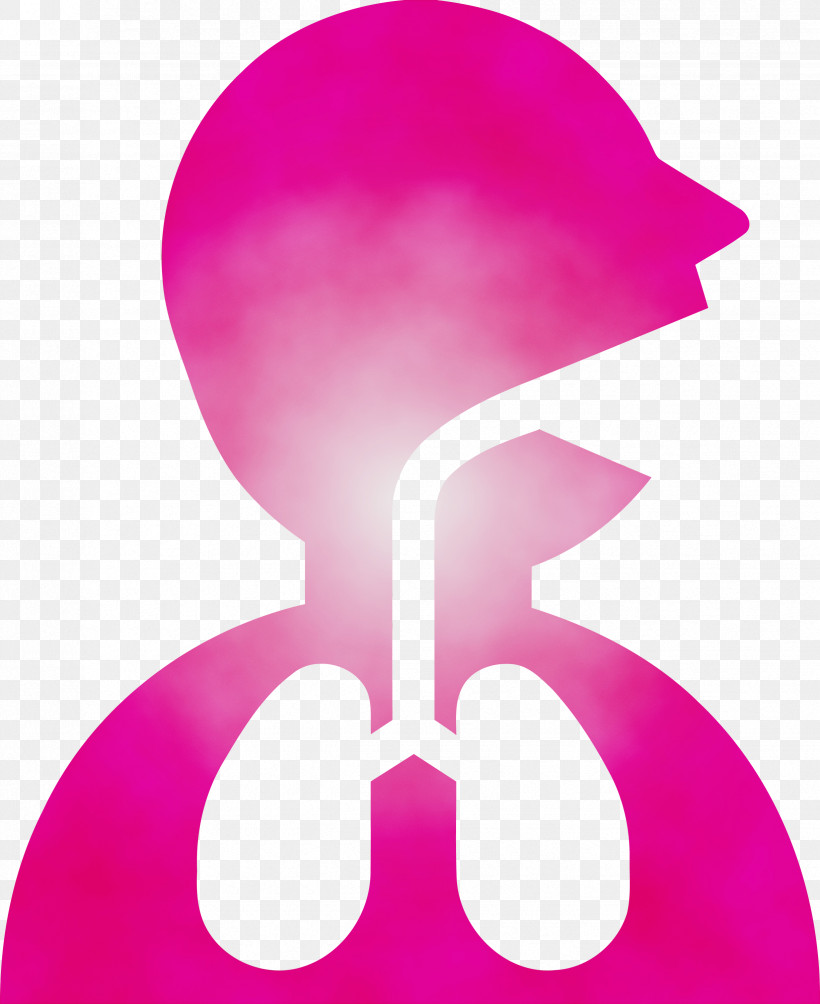 Pink Magenta Material Property Font Symbol, PNG, 2449x3000px, Lung, Healthcare, Magenta, Material Property, Medical Download Free