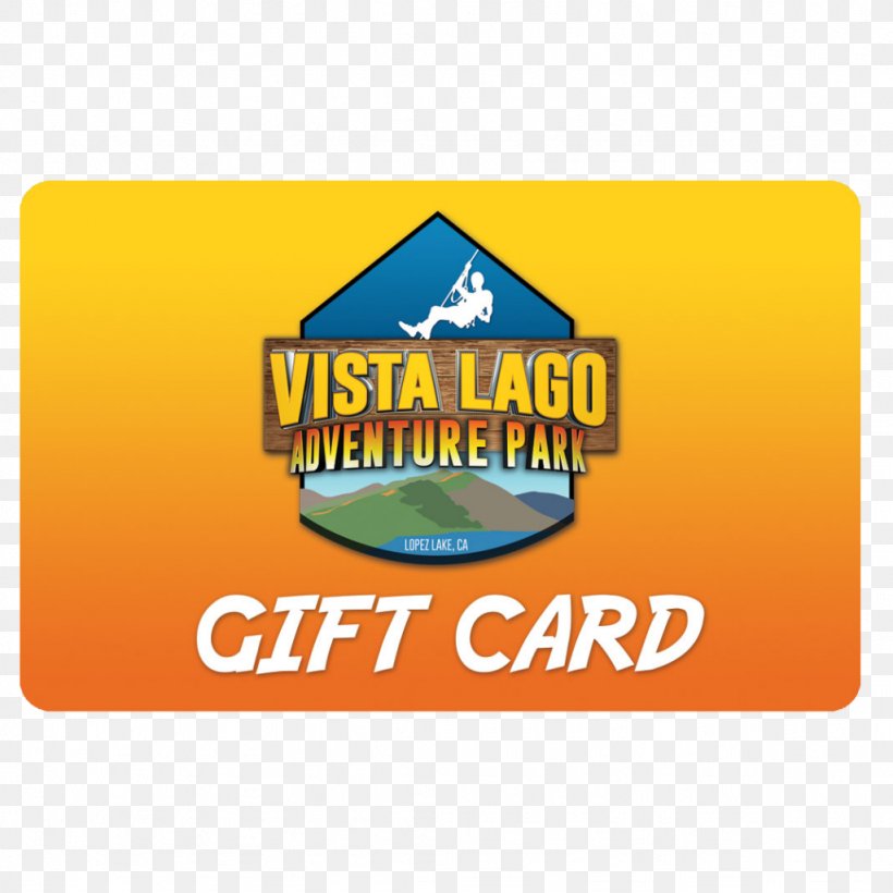 Vista Lago Adventure Park Lopez Lake Recreation Gift Card, PNG, 1024x1024px, Park, Adventure, Adventure Park, Brand, Credit Card Download Free