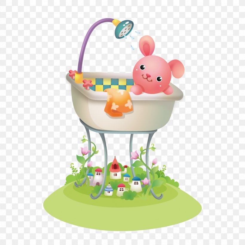 Bathing Logo Cartoon, PNG, 1181x1181px, Bathing, Animation, Baby Toys, Cartoon, Easter Download Free