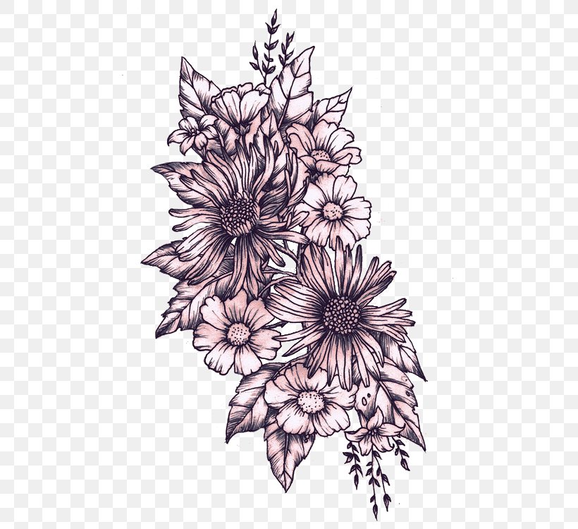 Drawing Tattoo Flower Art, PNG, 490x750px, Drawing, Art, Art Museum, Black And White, Chrysanths Download Free