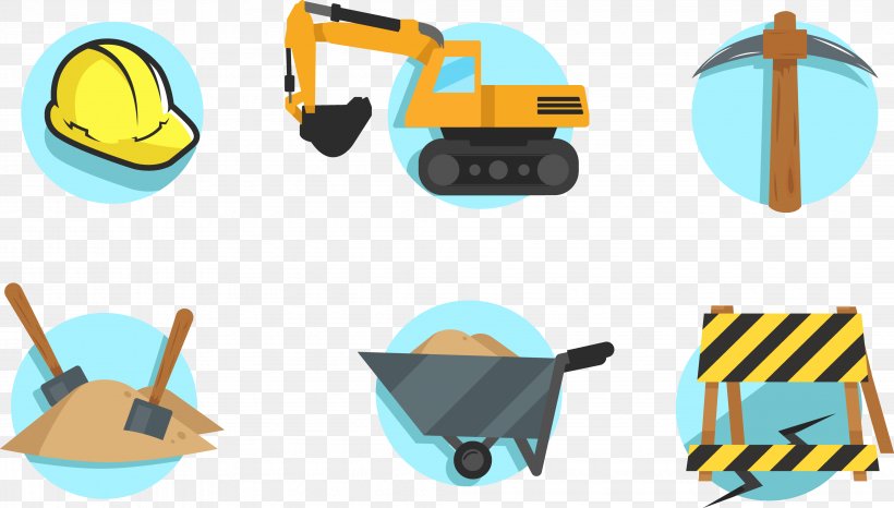 Architectural Engineering Tool Clip Art, PNG, 4075x2318px, Architectural Engineering, Brand, Building, Demolition, Excavator Download Free