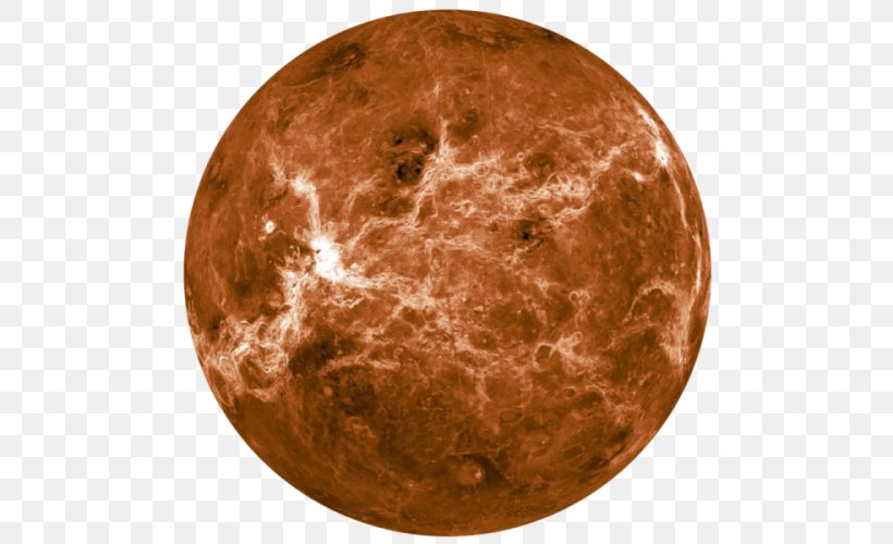 Earth Venus Terrestrial Planet, PNG, 500x500px, Earth, Astronomical Object, Copper, Mapping Of Venus, Mars Download Free