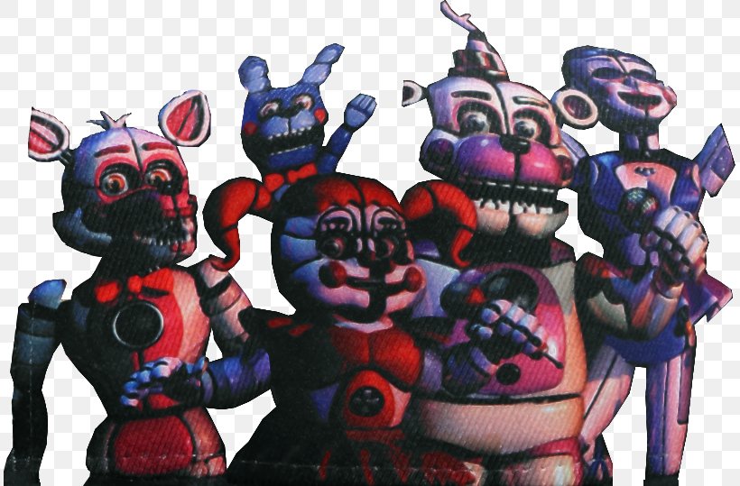 Five Nights At Freddy's: Sister Location Animatronics Jump Scare DeviantArt Action & Toy Figures, PNG, 811x539px, Animatronics, Action Figure, Action Toy Figures, Art, Art Museum Download Free