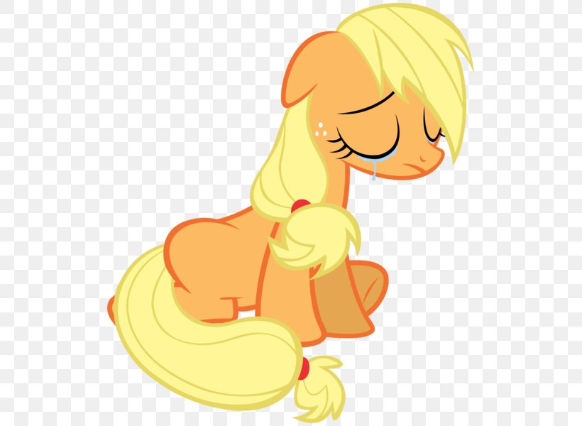 Applejack Rainbow Dash Pony Fluttershy Sadness, PNG, 525x600px, Applejack, Animal Figure, Apple, Art, Cartoon Download Free
