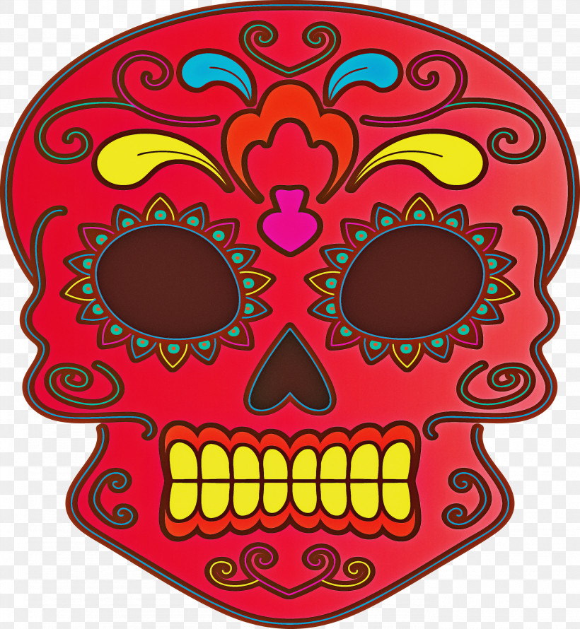 Day Of The Dead Día De Muertos Skull, PNG, 2763x3000px, Day Of The Dead, Calavera, D%c3%ada De Muertos, Digital Art, Drawing Download Free