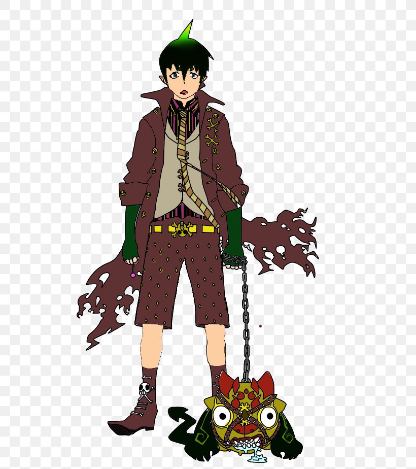 Kamiki Izumo Costume Blue Exorcist Amaymon Cosplay, PNG, 545x924px, Watercolor, Cartoon, Flower, Frame, Heart Download Free