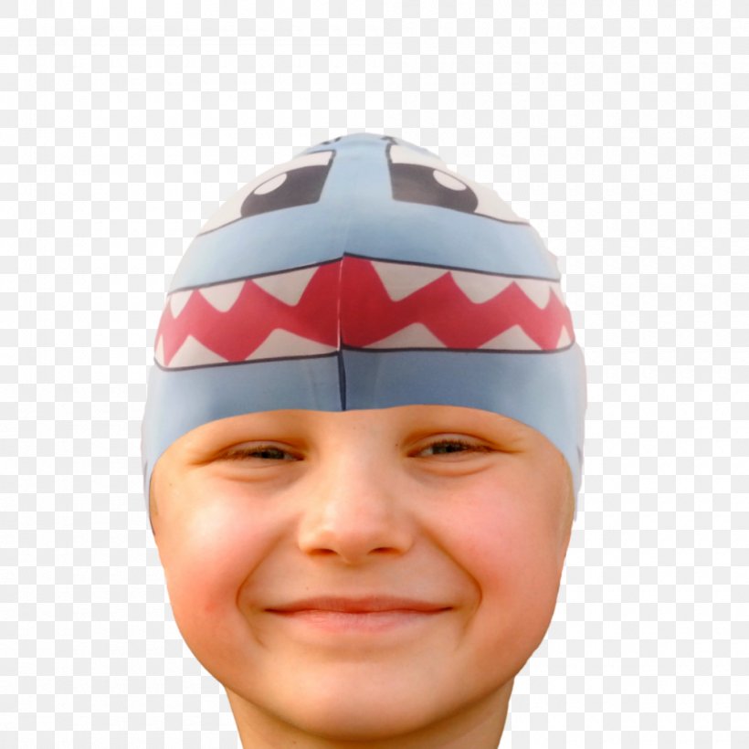Knit Cap Shark Swim Caps Swimming Bonnet, PNG, 1000x1000px, Knit Cap, Arena, Blue Shark, Bonnet, Cap Download Free