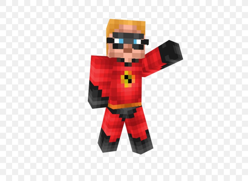 Minecraft Mr. Incredible The Incredibles Film Character, PNG, 600x600px, Minecraft, Character, Fictional Character, Film, Incredibles Download Free