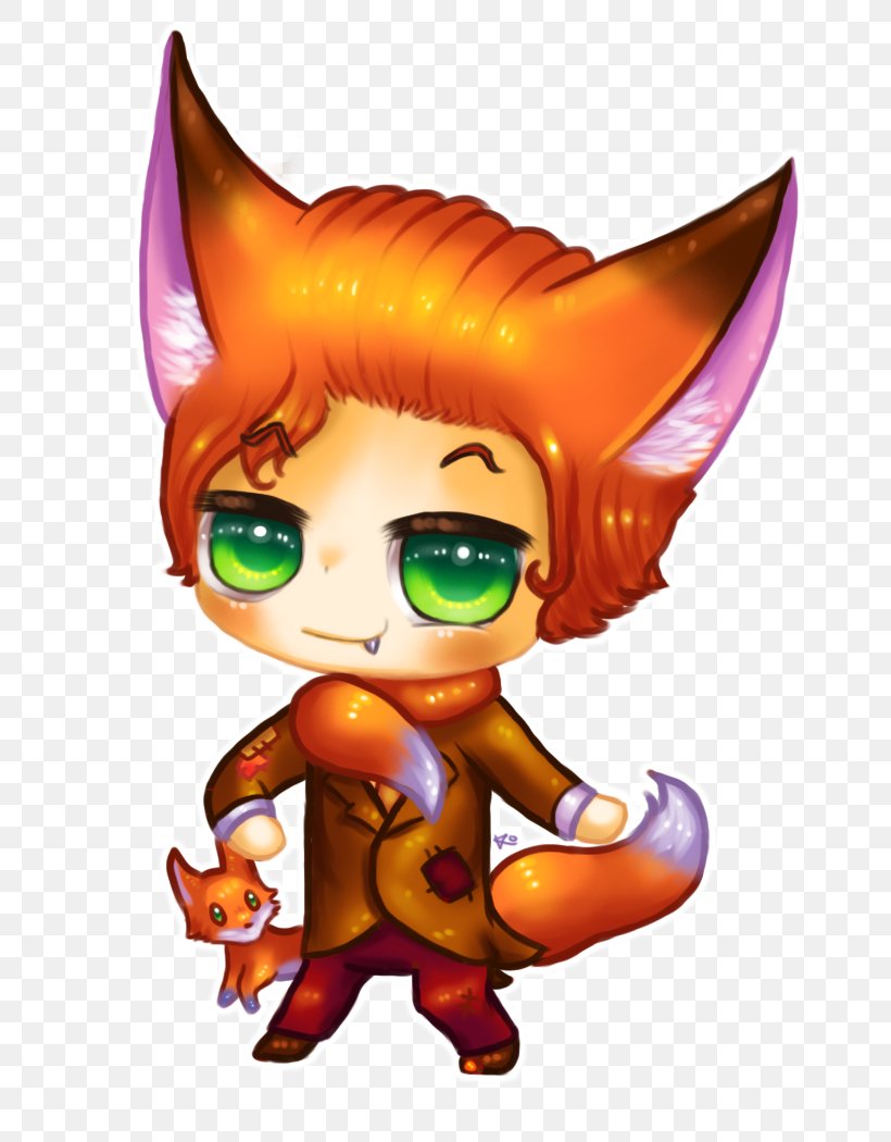 Kitten Red Fox Whiskers Moe Anthropomorphism, PNG, 750x1050px, Watercolor, Cartoon, Flower, Frame, Heart Download Free