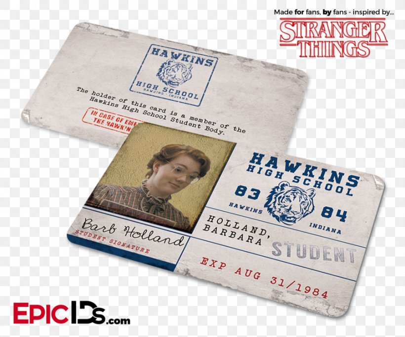 Steve Harrington Identity Document Bob Newby Stranger Things, PNG, 900x750px, Steve Harrington, Badge, Freshman, Identity Document, Material Download Free