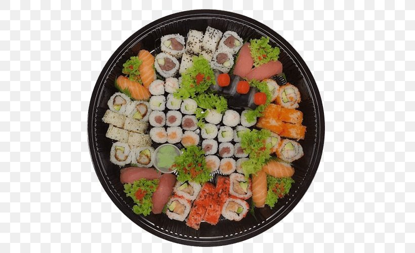 California Roll Sashimi Sushi Hors D'oeuvre Side Dish, PNG, 500x500px, California Roll, Appetizer, Comfort Food, Cuisine, Dish Download Free