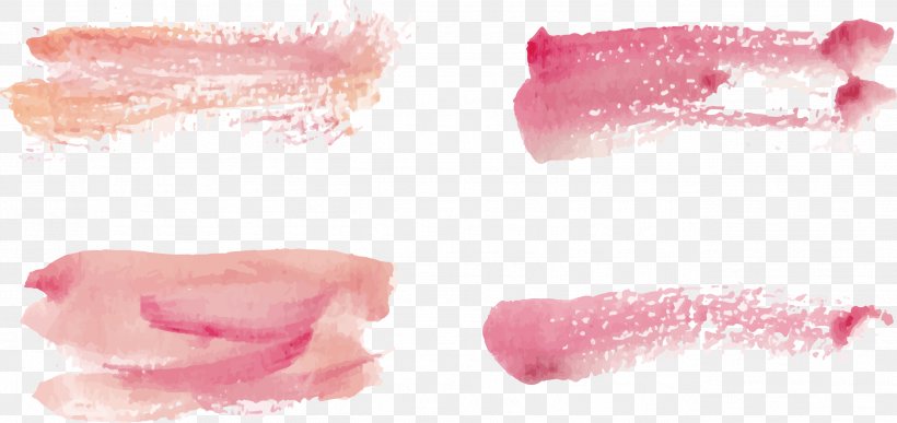 Lip Gloss Lipstick Pink, PNG, 2602x1229px, Brush, Cosmetics, Drawing, Finger, Health Beauty Download Free
