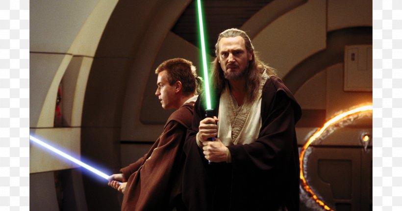 Qui-Gon Jinn Obi-Wan Kenobi Star Wars Jedi Lightsaber, PNG, 1200x630px, Quigon Jinn, Ewan Mcgregor, Facial Hair, Film, George Lucas Download Free