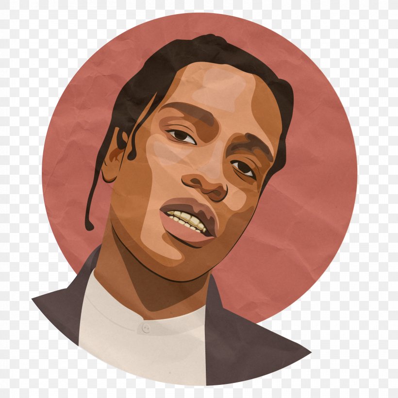 A$AP Rocky ASAP Mob Art Drawing, PNG, 1667x1667px, Watercolor, Cartoon, Flower, Frame, Heart Download Free