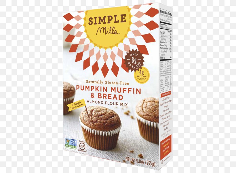 Muffin Pumpkin Bread Chocolate Chip Cookie Baking Mix Flour, PNG, 600x600px, Muffin, Almond, Almond Meal, Baking, Baking Mix Download Free